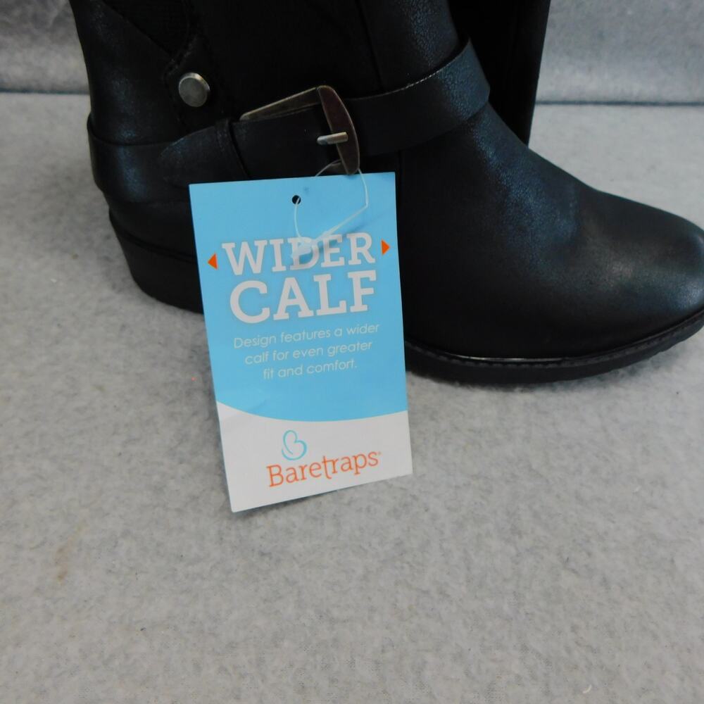 BareTraps Black Yanessa Women Tall Slouch Riding Boots Womens Size 6 Wider Calf - Picture 11 of 13